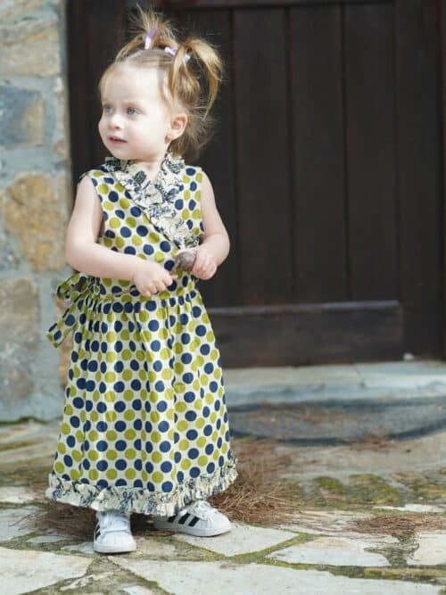 Παιδικό Φόρεμα Πουά