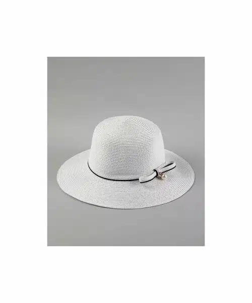 Καπέλο με Πέρλα Λευκό