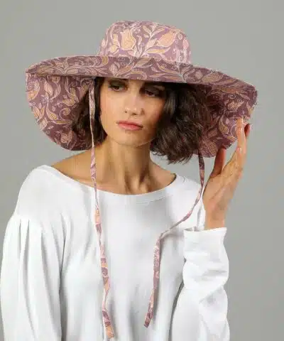 Καπέλο Υφασμάτινο Ροζ