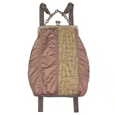 Γυναικεία υφασμάτινη τσάντα πλάτης, Ροζ